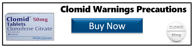 banner clomid warnings precautions