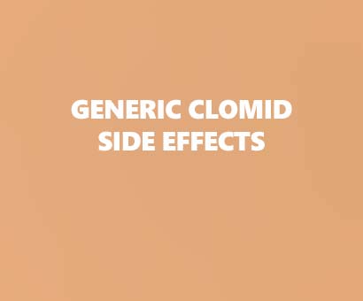 Generic Clomid side effects