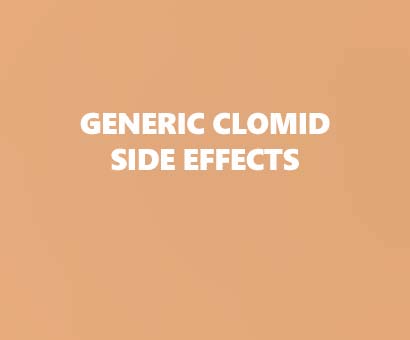 Generic Clomid side effects